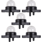 Hipa (5-Pack) Carburetor Primer Bulb Pump 188-513 for 530071835 530047213 Poulan Chainsaw Craftsman Snapper Homelite Weedeat Small Engine Gas Saw